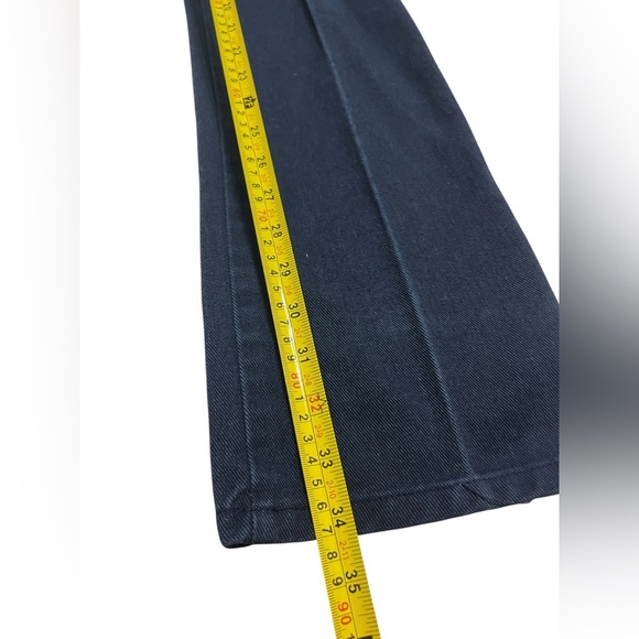 Vtg Jewell's Classic Bottoms Dark Blue V Front Hi Waisted Bareback Western Jeans - Picture 7 of 8